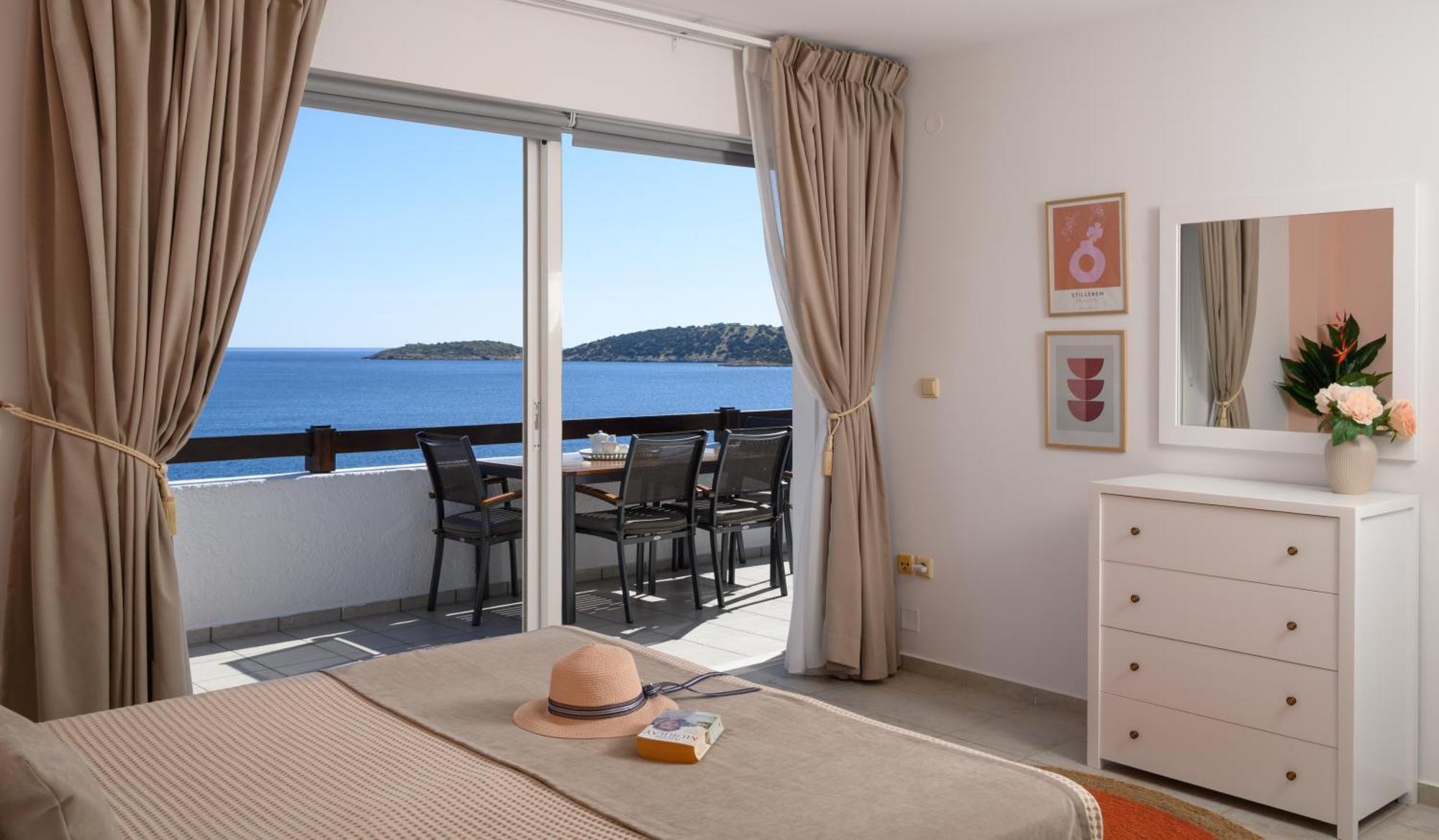 Horizon Central Apartment Amazing View Agios Nikolaos  Luaran gambar