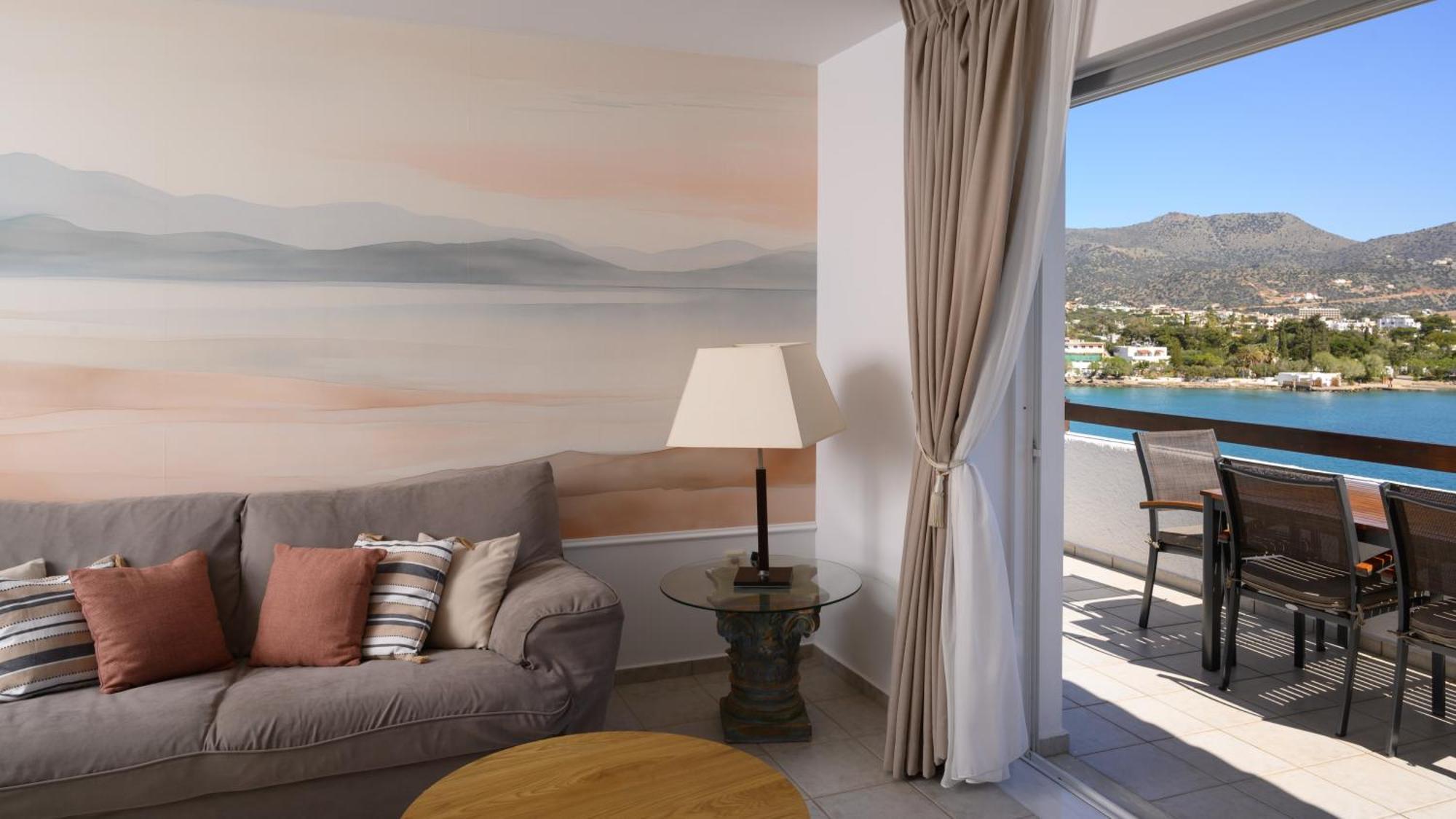 Horizon Central Apartment Amazing View Agios Nikolaos  Luaran gambar