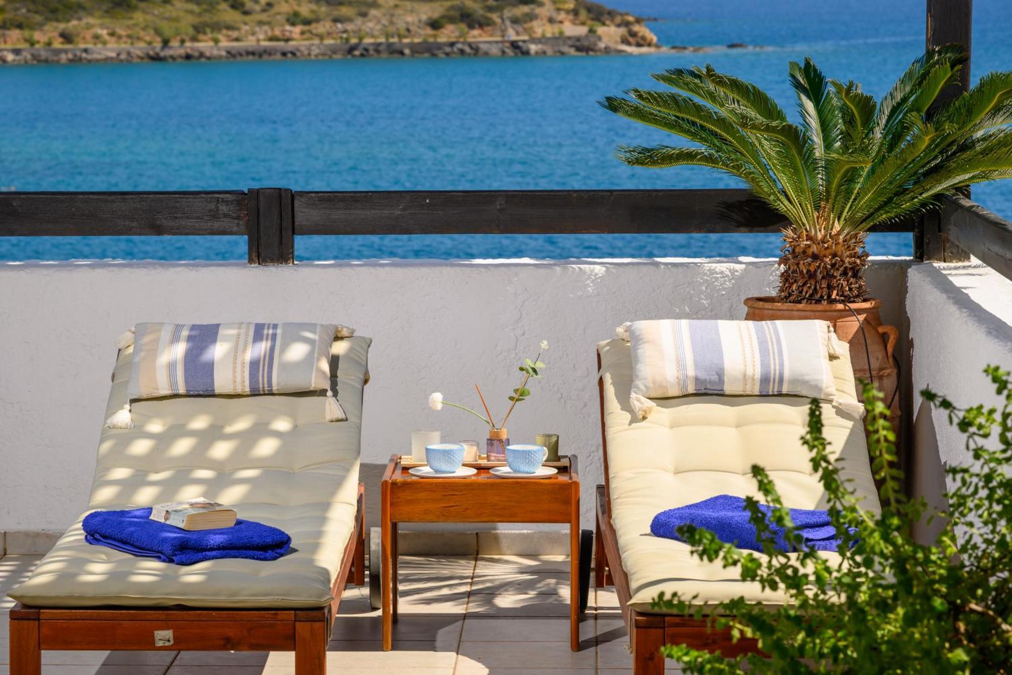 Horizon Central Apartment Amazing View Agios Nikolaos  Luaran gambar